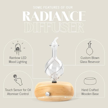 Radiance Nebulizing Diffuser for Pure Essential Oil/Aromatherapy, Premium Home - Image 4