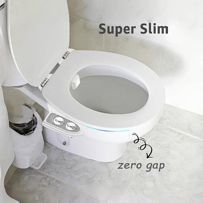 Bidet Attchment for Toilet Grey, Cold Water No-Electric, 3 Wash Modes，Dual - Image 5