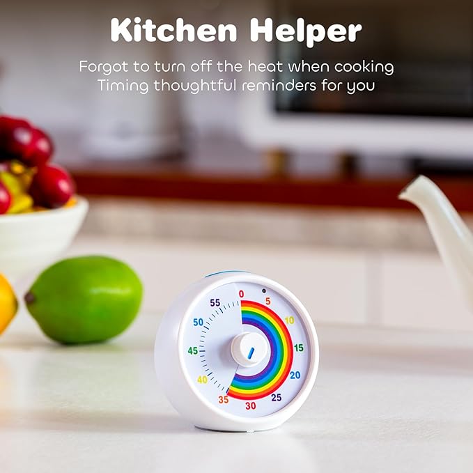 Visual Timer for Kids, 60-Minute Countdown for Classroom Office Kitchen - Image 6