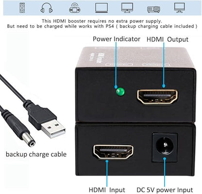DTECH HDMI Signal Amplifier Booster Repeater 4K 60Hz YUV 444 18Gbps 1080P HDCP - Image 4