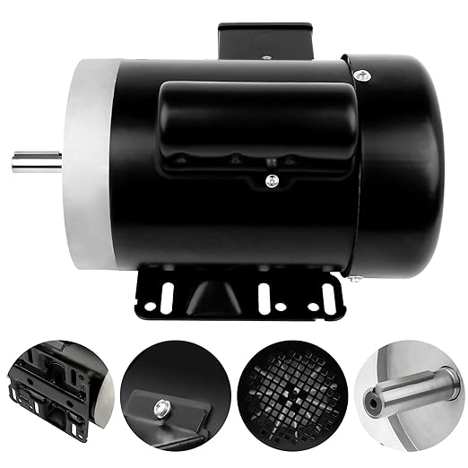 1 HP Electric Motor General Purpose Single Phase Motor 3450 RPM 115/230V - Image 5