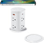 Jgstkcity Pop up Outlet for Countertop, 65W USB C Fast Charging, 15W Wireless by Jgstkcity