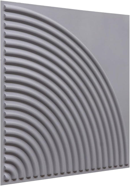 From Plain To Beautiful In Hours 9002 Arc Swell PVC 12 in x 12 in Peel and - Image 2