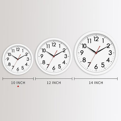 AKCISOT Wall Clock Silent Non Ticking Modern Wall Clocks Battery Operated 10 - Image 2