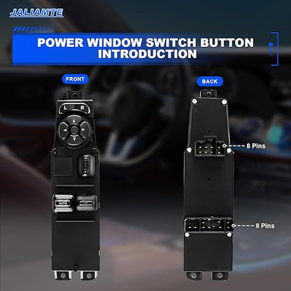 JALIAMTE 56045538AD Master Power Window Switch, 56049804AB Left Front Driver - Image 2