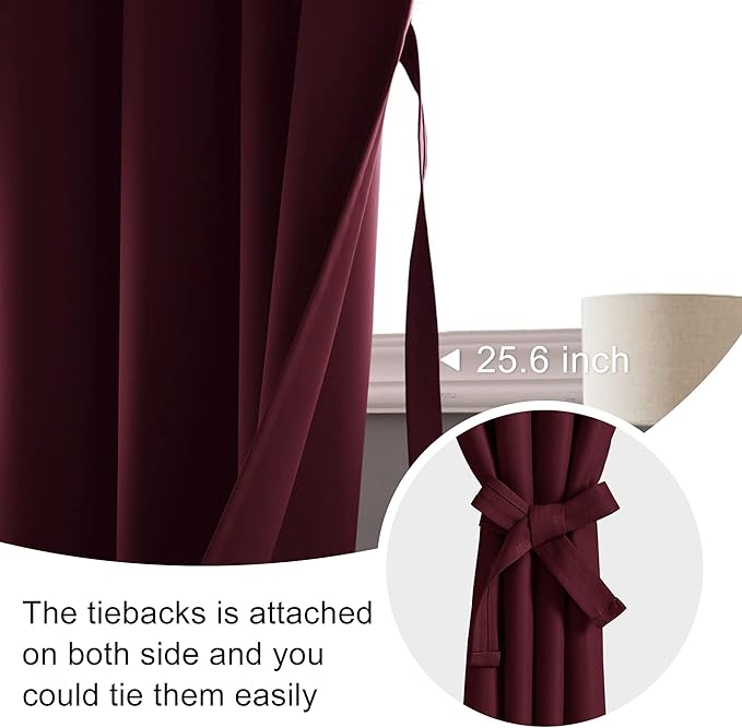 JIUZHEN Blackout Curtains for Bedroom - Image 6