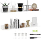 36 Inches Acrylic Wall Shelves 2 Pack, Floating Shelf by Sezanrpt