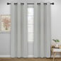 Easy-Going Blackout Curtains for Bedroom, Solid Thermal Insulated Grommet and by Easy-Going