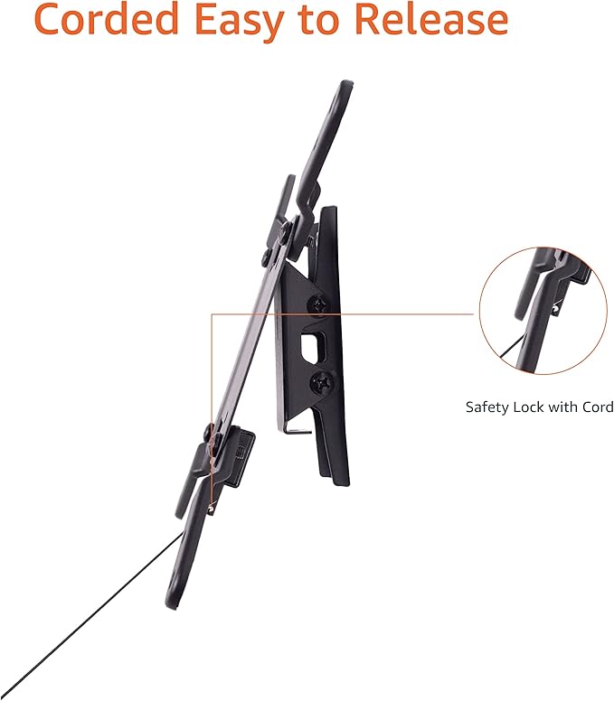 Amazon Basics Tilt TV Wall Mount fits 12-40 inch TVs and VESA 200x200 - Image 9