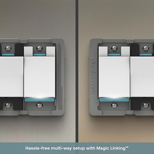 Smart Light Switch by Deako, Single Pole, 2.4 GHz Wi-Fi, Programmable, Remote - Image 4