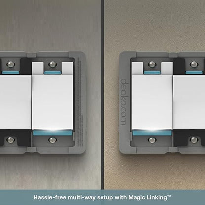 Smart Light Switch by Deako, Single Pole, 2.4 GHz Wi-Fi, Programmable, Remote - Image 4