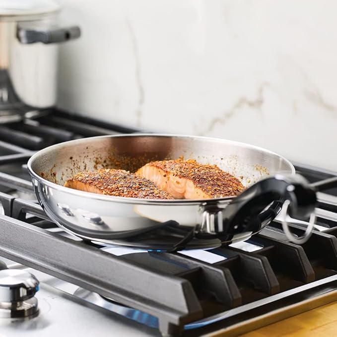 Farberware Classic Stainless Steel Cookware Pots and Pans Set - Image 12