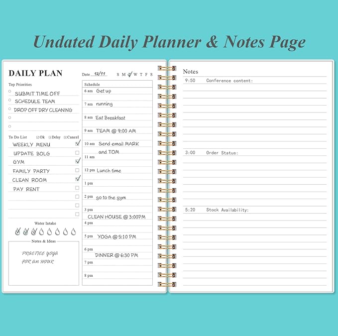 Daily Planner Undated - Image 3