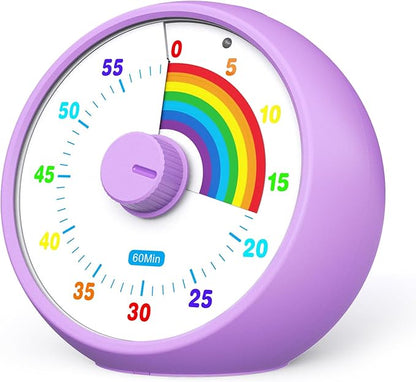 Visual Timer for Kids, 60-Minute Countdown for Classroom Office Kitchen by kieckysquirrel