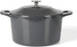 Martha Stewart Gatwick 7 QT Enamel Cast Iron Dutch Oven – Gray, Durable by MarthaStewart