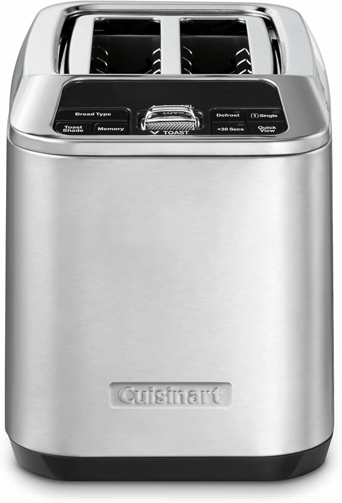 Cuisinart CPT-520 2-Slice Motorized Toaster, Stainless Steel/Black by Cuisinart