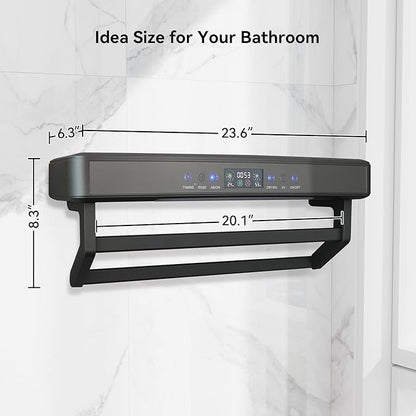 Wall Mounted Electric Towel Warmer Rack - Image 2