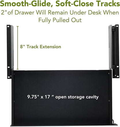 PERFECT POSTURE Max Under Desk Storage Drawer – Large Desk Drawer - Image 6
