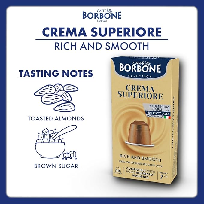 Caffè Borbone Crema Superiore Aluminum Capsules Compatible - Image 2