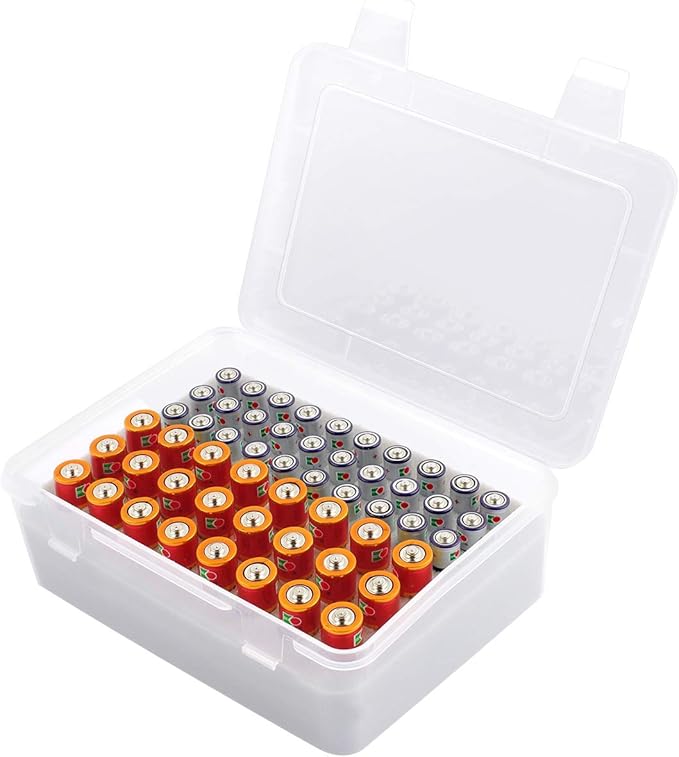 Battery Organizer Storage Box, Garage Case Holder by ALCYON
