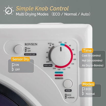 ROVSUN 2.6 Cu.Ft. Portable Dryers - Image 4