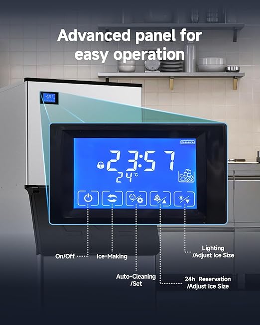 EUHOMY Commercial Ice Maker Machine, 800lbs/24H, Industrial Ice Machine - Image 4