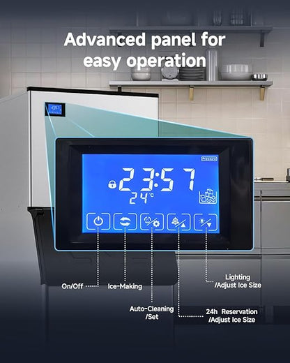 EUHOMY Commercial Ice Maker Machine, 800lbs/24H, Industrial Ice Machine - Image 4