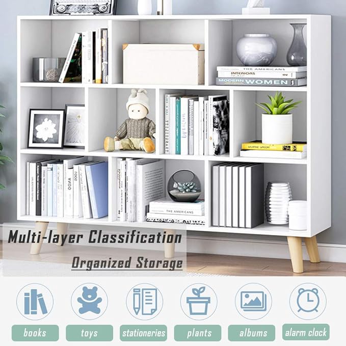 IOTXY Wooden Open Shelf Bookcase - Image 5