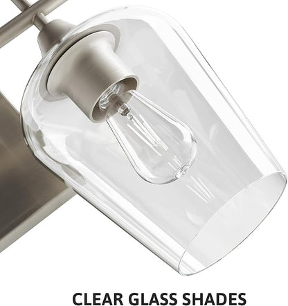 VONLUCE Bathroom Vanity Light, 4 Light Bathroom Light Fixture Over Mirror - Image 6