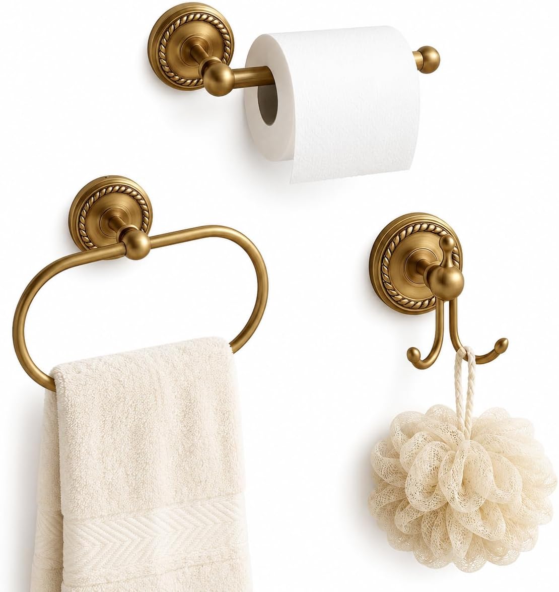 antique brass bathroom hardware set gold bathroom accessories, main product view