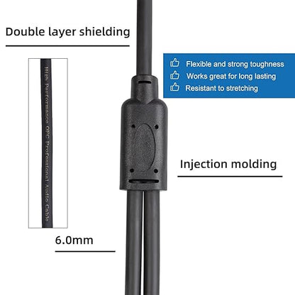 Smithok XLR Splitter Cable, Female to Dual Male Y Cable, Balanced Microphone - Image 6