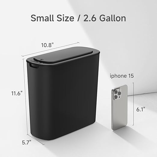 TIPGO Automatic Motion Sensor Bathroom Trash Can - Image 3