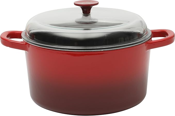 Crock Pot Artisan 7-Quart Round Enameled Cast Iron Dutch Oven by Crock-PotBrand