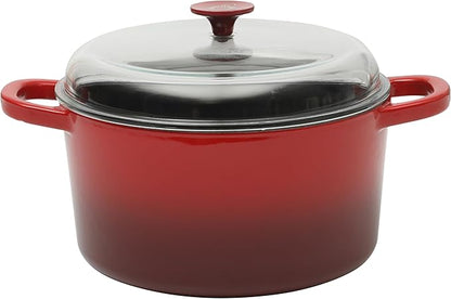 Crock Pot Artisan 7-Quart Round Enameled Cast Iron Dutch Oven by Crock-PotBrand
