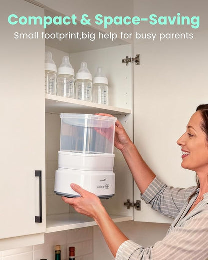 GROWNSY Bottle Sterilizer and Dryer, Compact Electric Steam Baby Bottle - Image 9