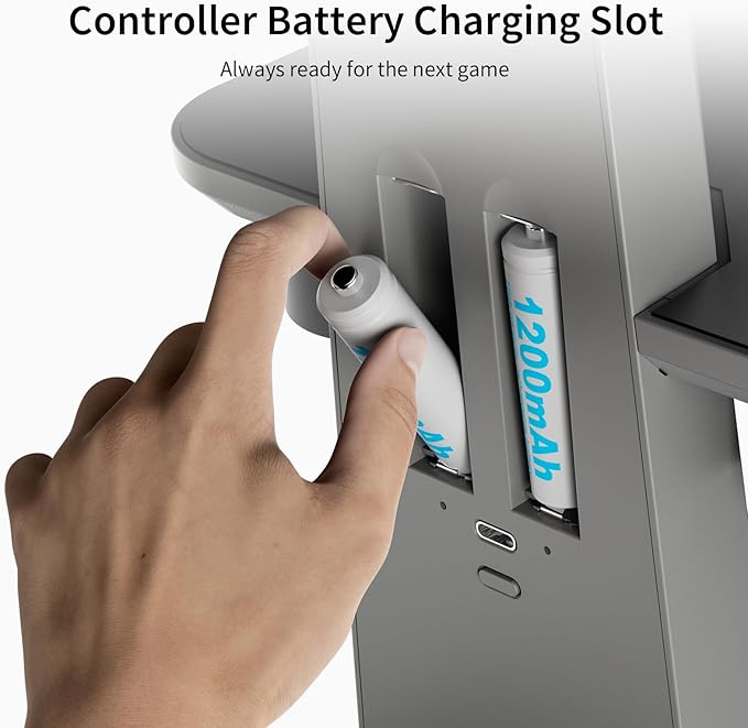 ANNAPRO CD1 Charging Dock for Meta Quest 3S/3, Quest 2, Retractable Charging - Image 7