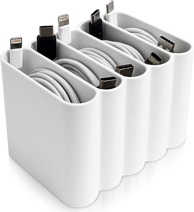 Cable Management Organizer Cord Management, Durable Plastic Connectable Cable - Image 9