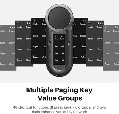 HUION Keydial Remote Bluetooth Programmable Keypad - Image 3