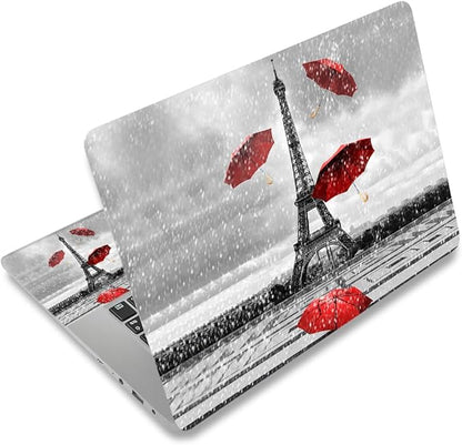 Laptop Skin Sticker Decal, Decorative Waterproof Removable, Eiffel Tower by ToLuLu