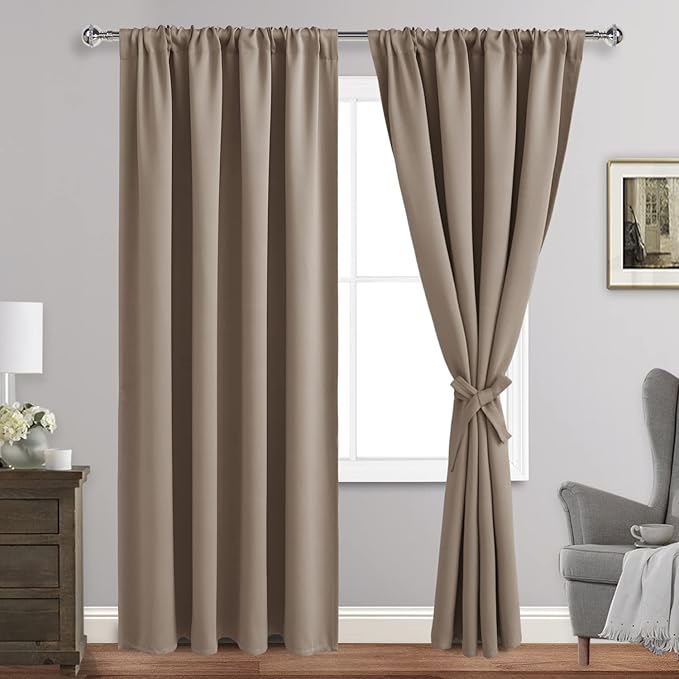 JIUZHEN Blackout Curtains for Bedroom by JIUZHEN