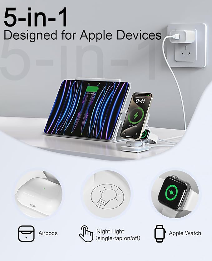 5-in-1 Magnetic Wireless Charging Stand - Image 2