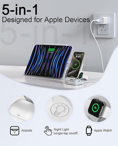 5-in-1 Magnetic Wireless Charging Stand - Image 2