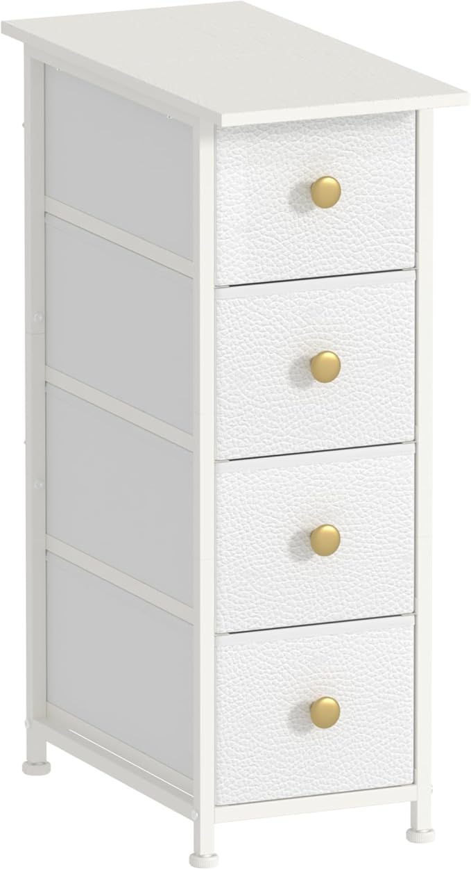 GiftGo Narrow Dresser Cabinet Vertical Slim Dresser Chest of Drawers Skinny by GiftGoDirect