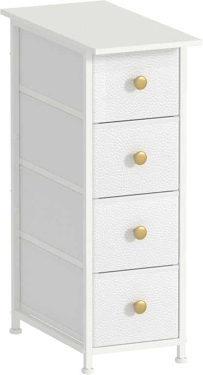 GiftGo Narrow Dresser Cabinet Vertical Slim Dresser Chest of Drawers Skinny by GiftGoDirect