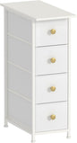 GiftGo Narrow Dresser Cabinet Vertical Slim Dresser Chest of Drawers Skinny by GiftGoDirect