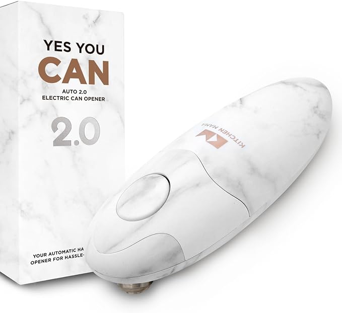 Kitchen Mama Auto 2.0 Electric Can Opener: Blade Opens Almost Any Can Pop or by KitchenMama