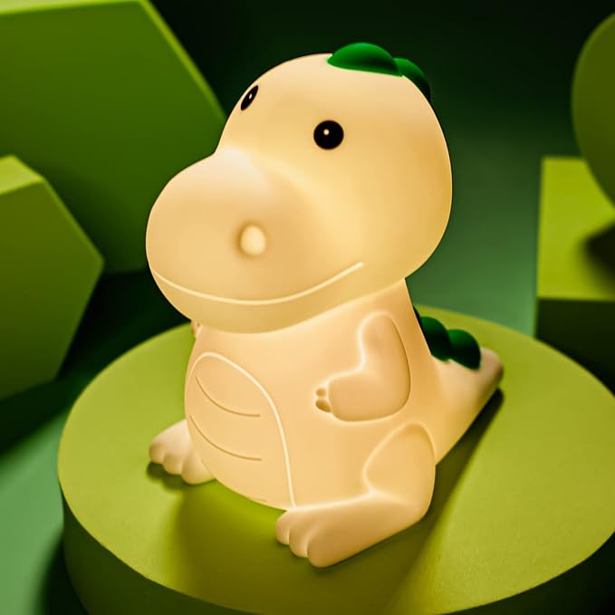 LEDHOLYT LED Cute Dinosaur Night Light, Cute Silicone Dinosaur Lamp and Animal by LEDHOLYT