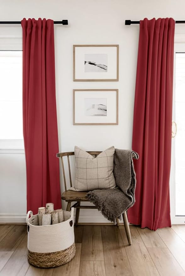 100% Blackout Shield Linen Blackout Curtains - Image 6