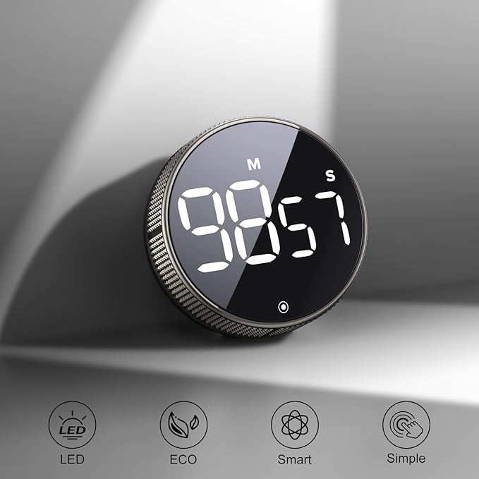 BlueSnail Kitchen Timer with LED Digital Display Smart Efficana - Image 2