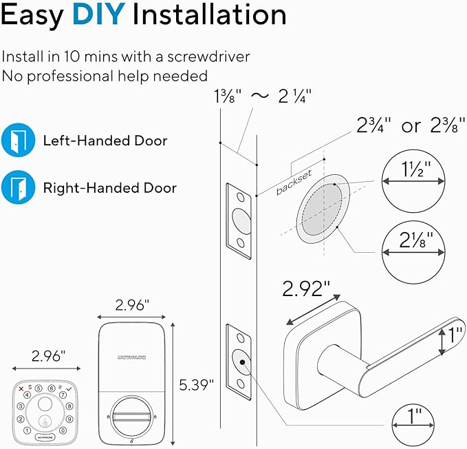 ULTRALOQ Bolt Fingerprint Smart Lock - Image 9